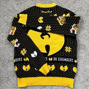 🔴Wu-Tang Sweater Size Large Hulu x WuTang Collab Xmas Christmas Ghostface Killah